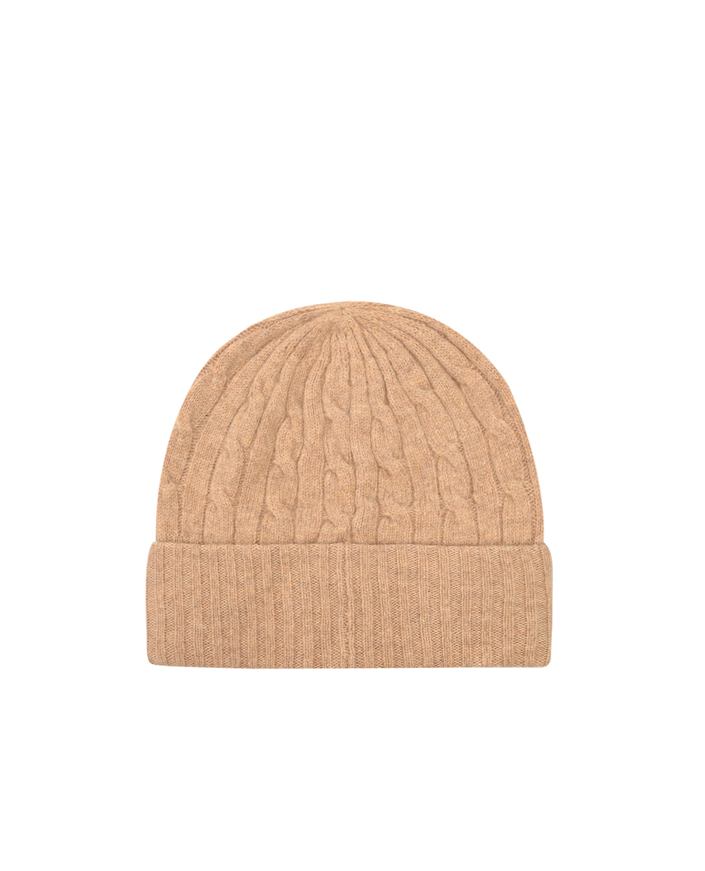Шерстяная шапка Polo Ralph Lauren 455823039004, бежевый цвет • Купить в интернет-магазине Kameron