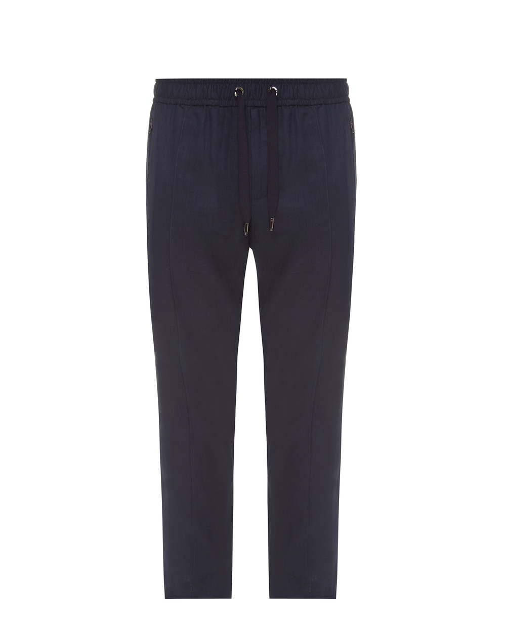Льняные брюки Dolce&Gabbana GYACEZ-FU4IK, синий цвет • Купить в интернет-магазине Kameron