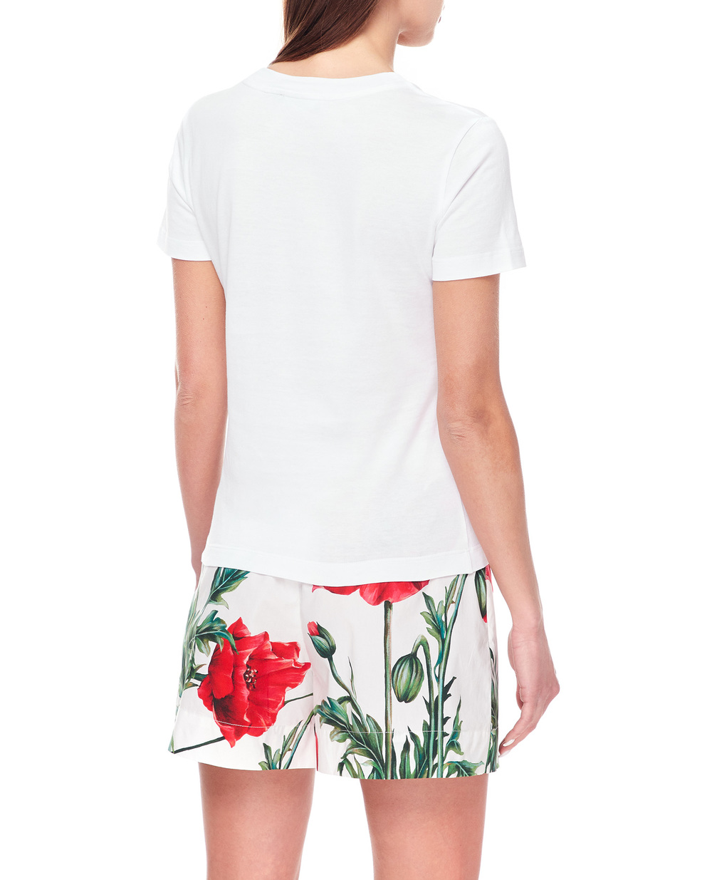Футболка Dolce&Gabbana F8T00Z-G7I1K, белый цвет • Купить в интернет-магазине Kameron