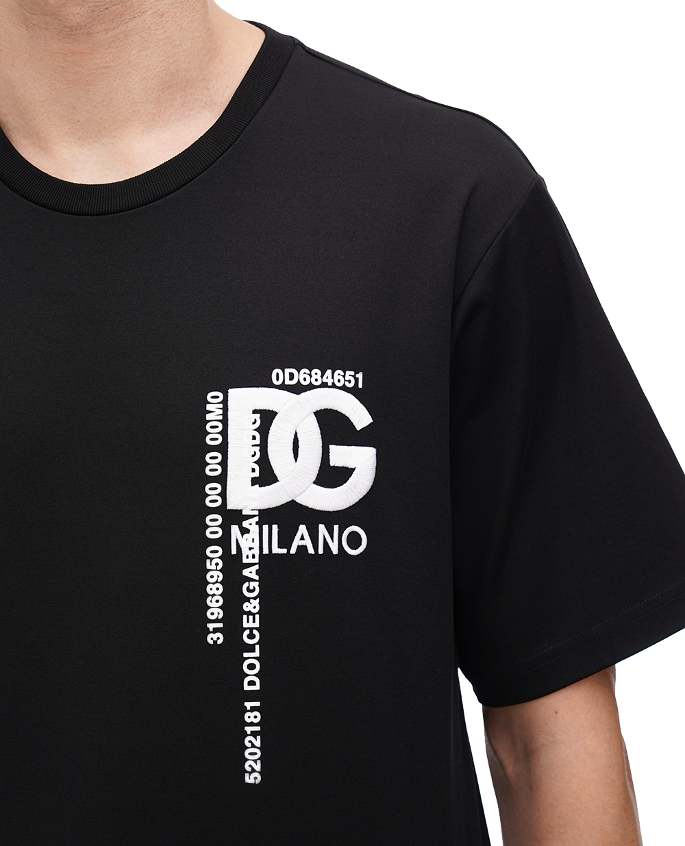 Футболка Dolce&Gabbana G8PN9Z-G7K0H, чорний колір • Купити в інтернет-магазині Kameron