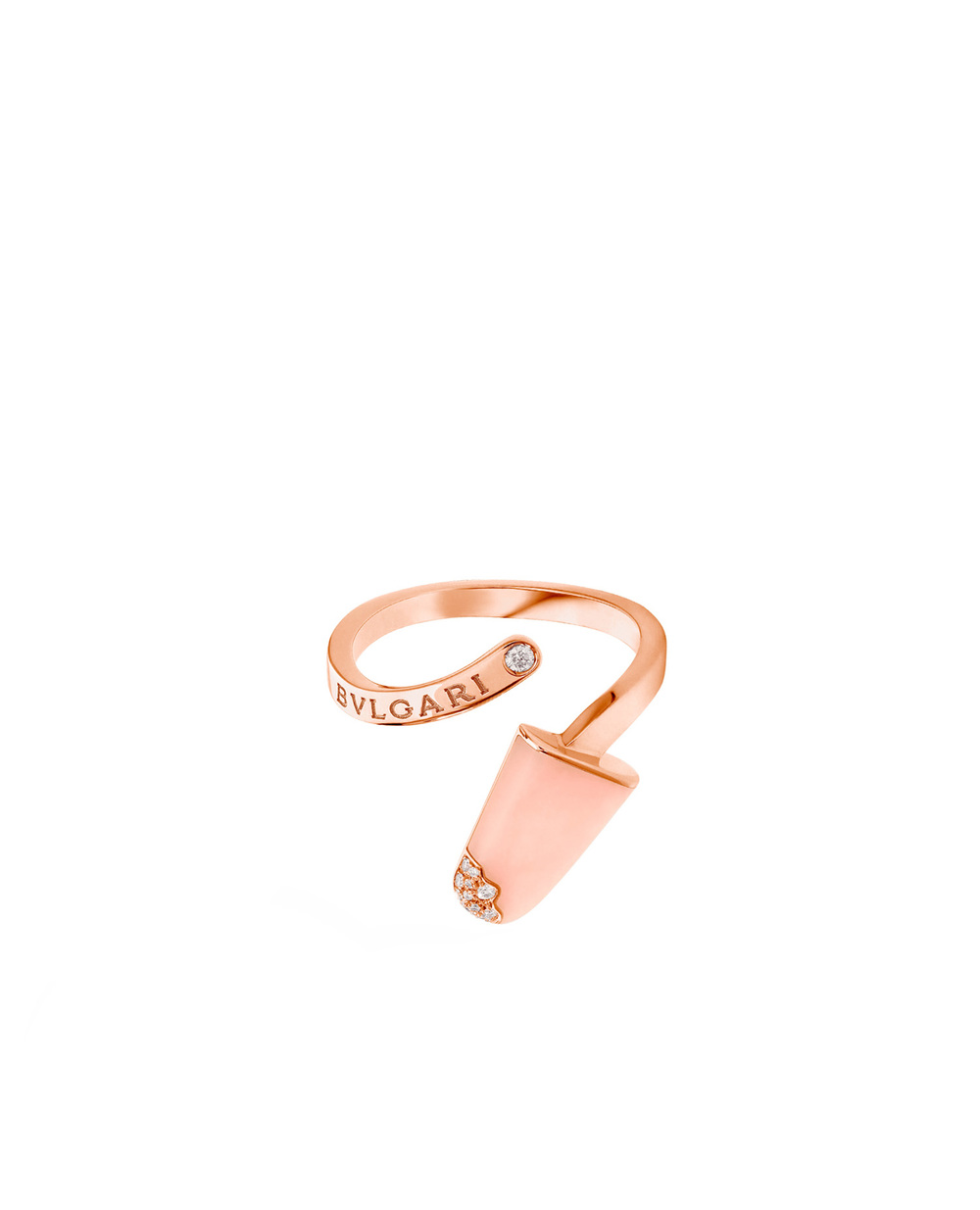 Кольцо BVLGARI BVLGARI Bulgari 356238, розовый цвет • Купить в интернет-магазине Kameron