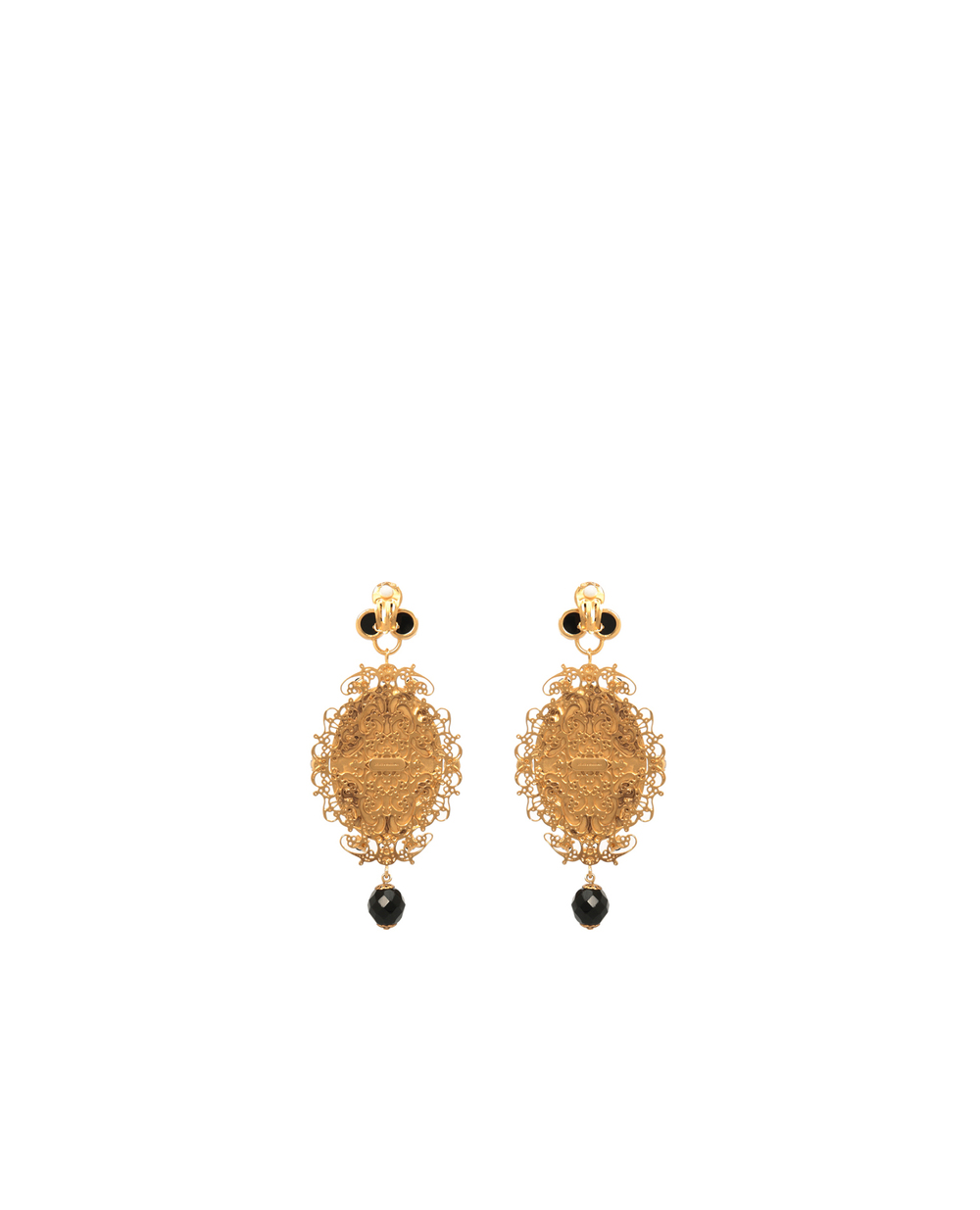Кліпси Dolce&Gabbana WEM8S4-W1111, золотий колір • Купити в інтернет-магазині Kameron