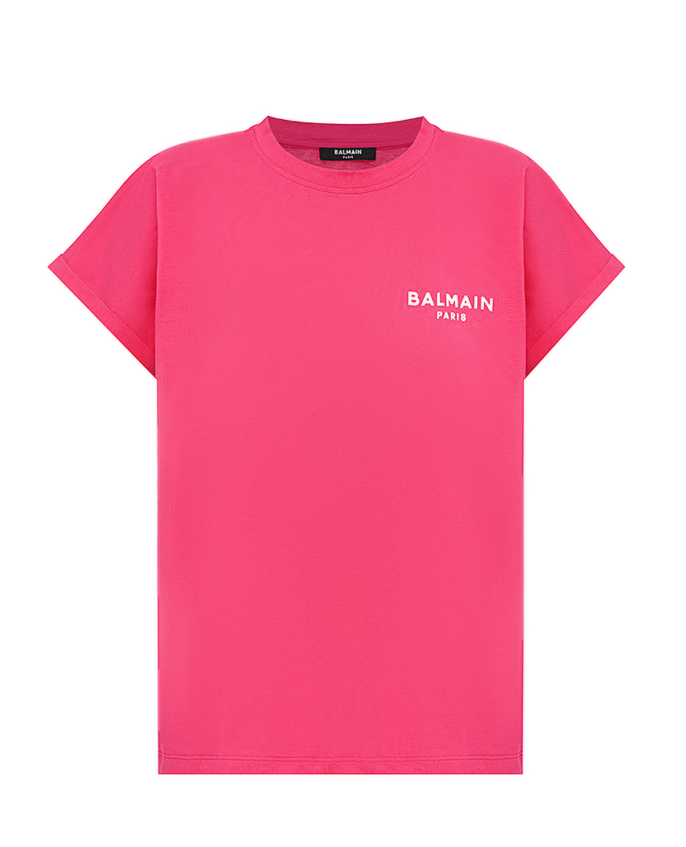 Футболка Balmain CF1EF010BB01, рожевий колір • Купити в інтернет-магазині Kameron