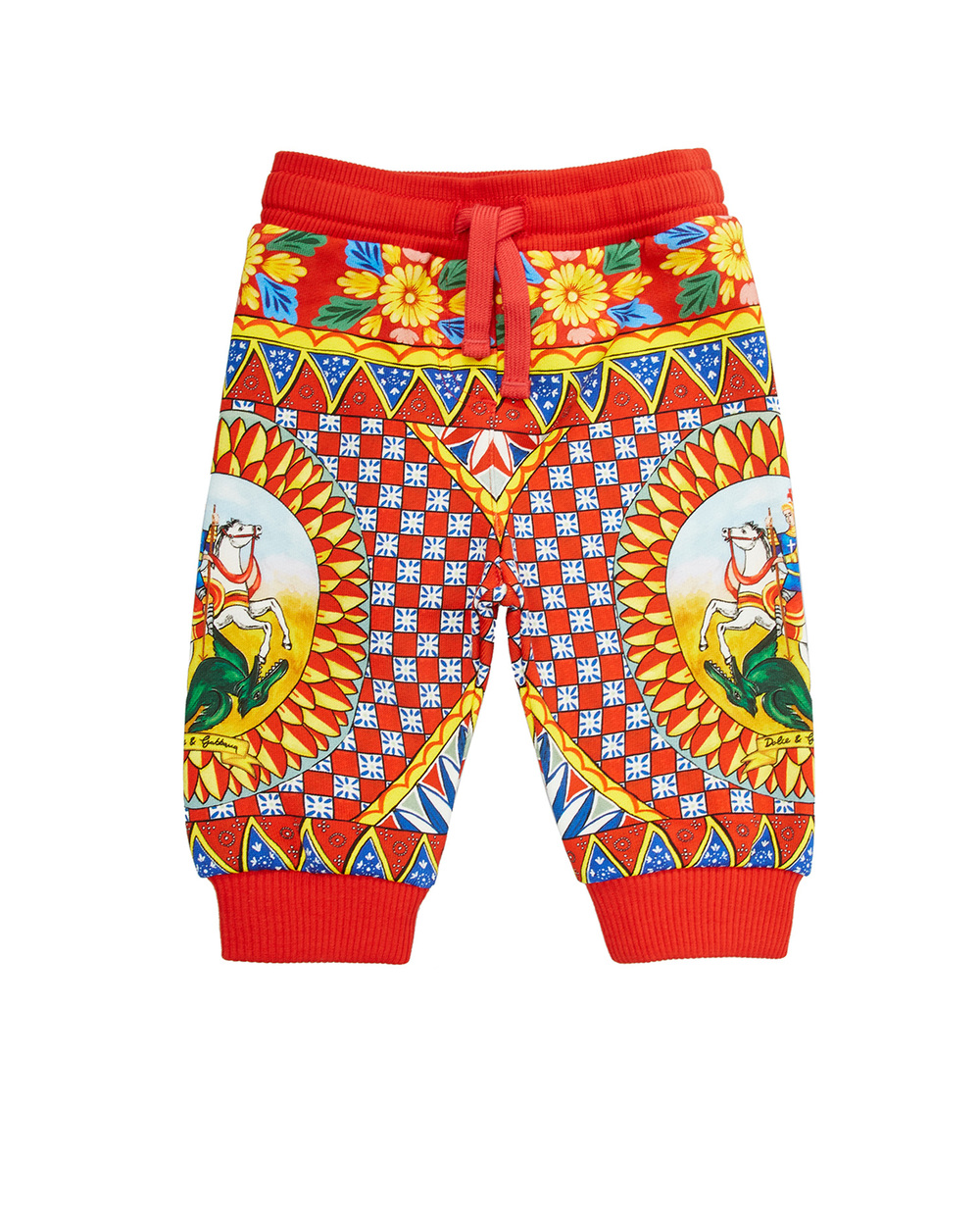 Спортивні брюки Dolce&Gabbana Kids L2JP6Y-G7XFC-, красный колір • Купити в інтернет-магазині Kameron