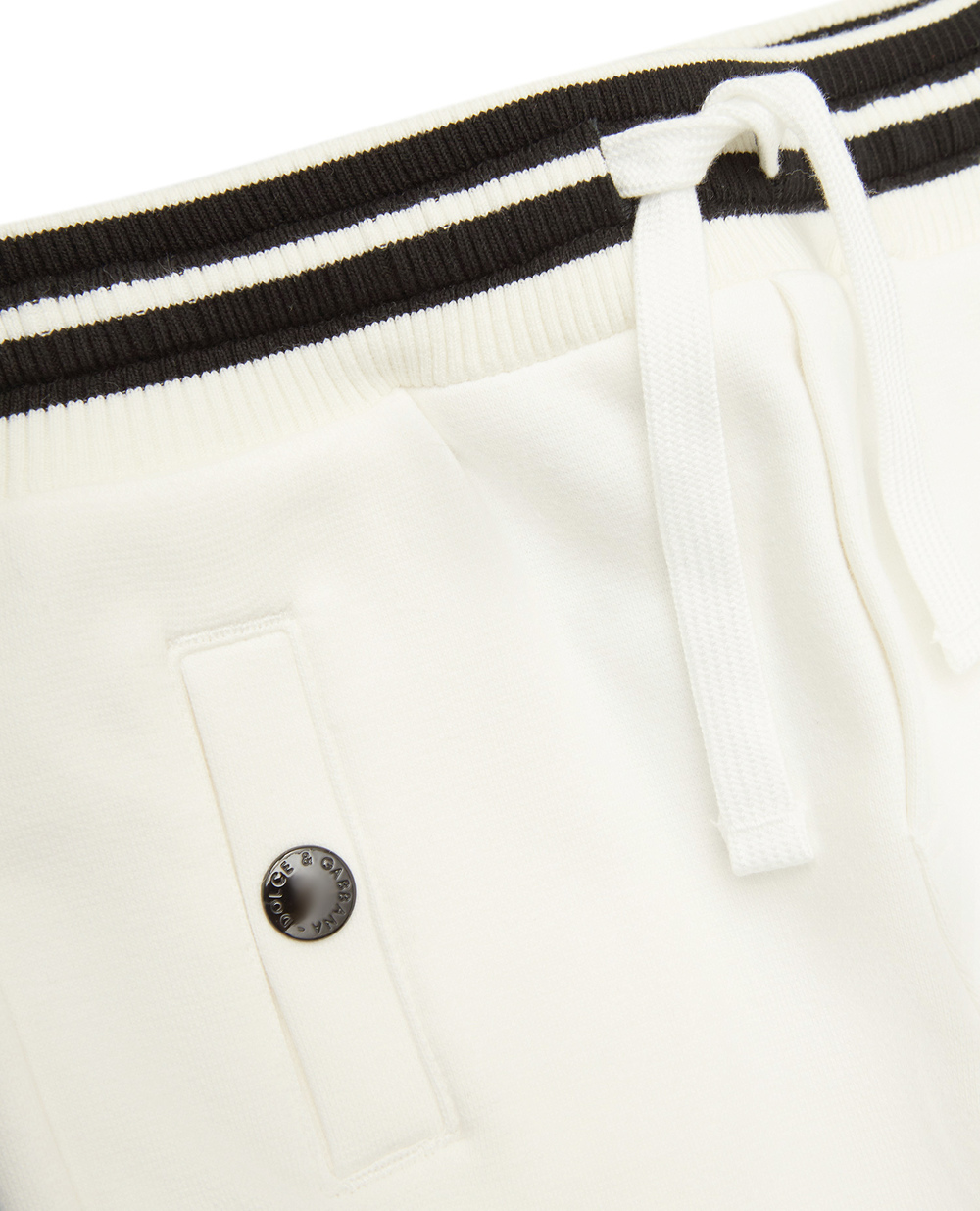 Спортивні брюки Dolce&Gabbana Kids L1JPEZ-G7B8G, білий колір • Купити в інтернет-магазині Kameron