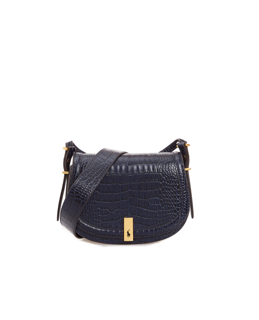 Кожаная сумка Polo Ralph Lauren 428877004001, темно-синий цвет • Купить в интернет-магазине Kameron