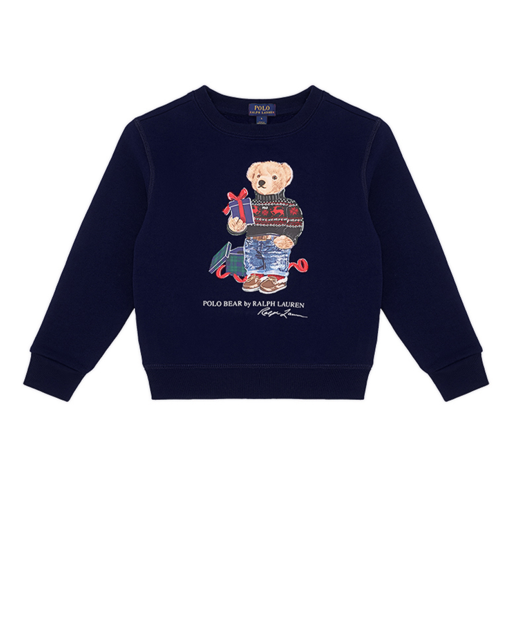 Дитячий світшот бавовняний Polo Bear Polo Ralph Lauren Kids 322919722003, темно синій колір • Купити в інтернет-магазині Kameron