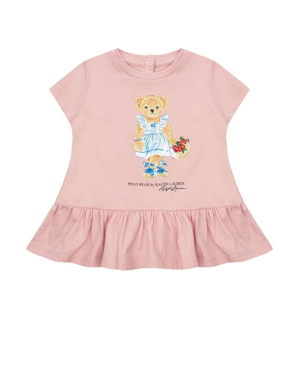 Дитяча футболка Polo Bear Polo Ralph Lauren Kids 310904095001, рожевий колір • Купити в інтернет-магазині Kameron