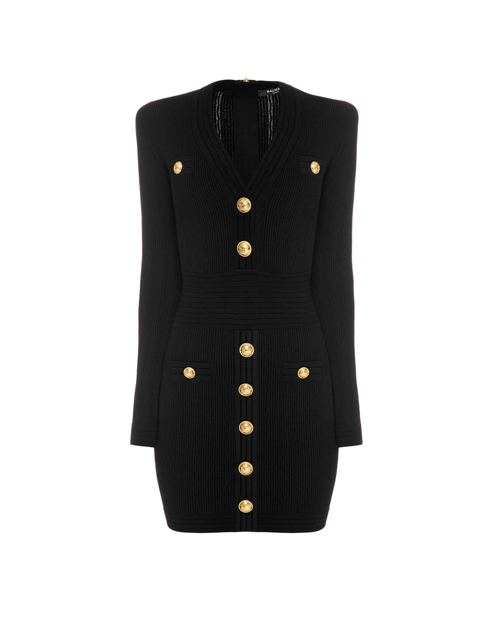 Платье Balmain WF1R8060K211, черный цвет • Купить в интернет-магазине Kameron