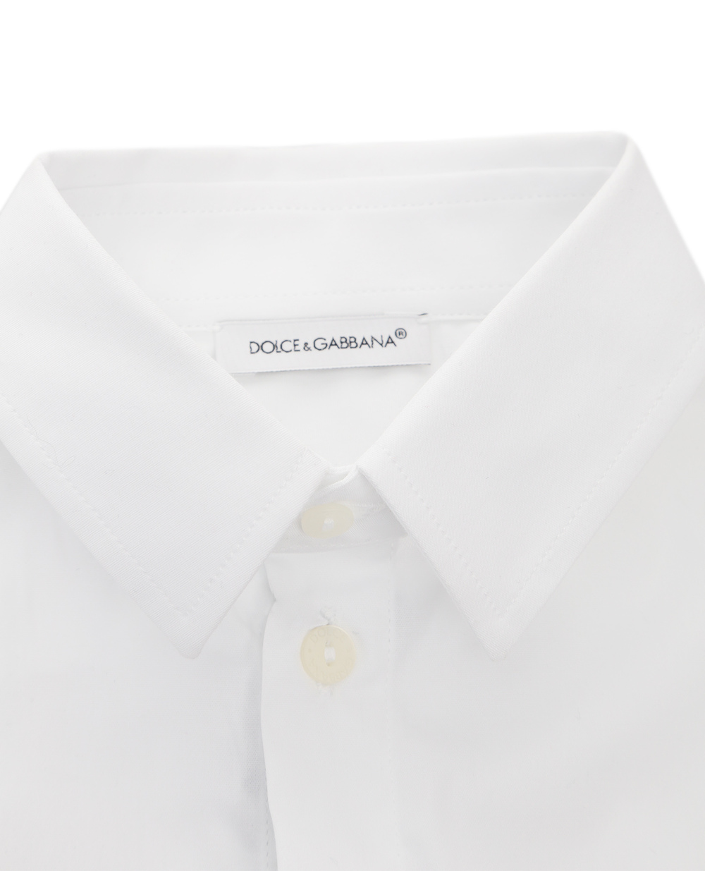 Рубашка Dolce&Gabbana Kids L41S73-FUEAJ-S, белый цвет • Купить в интернет-магазине Kameron