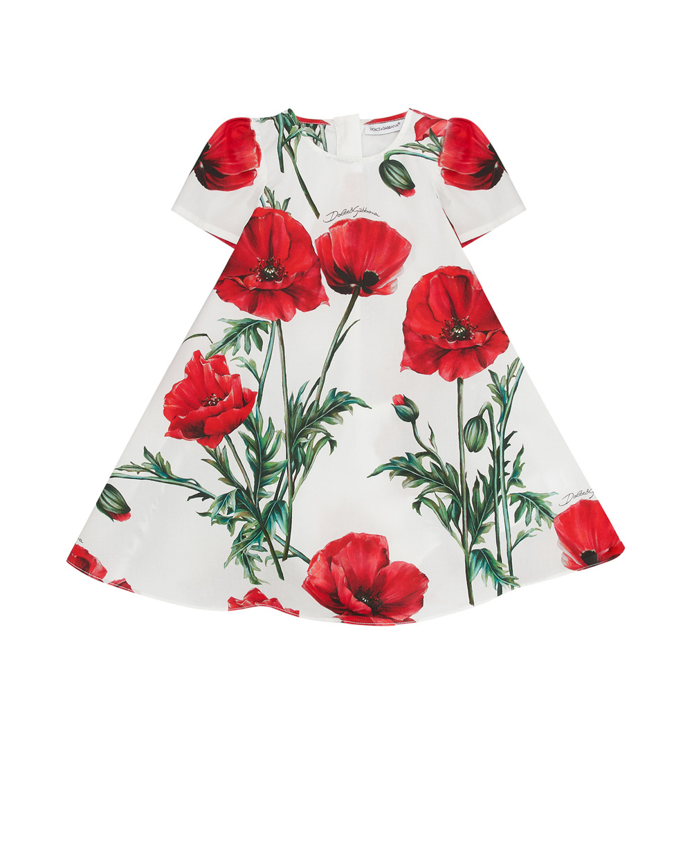 Детское платье Dolce&Gabbana Kids L23DI5-HS5O1, белый цвет • Купить в интернет-магазине Kameron