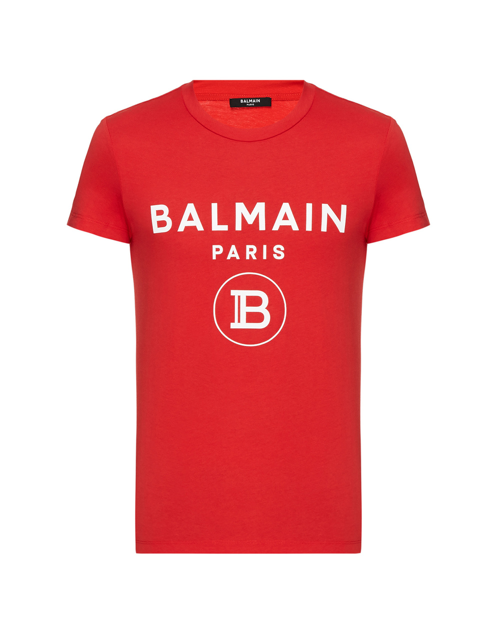 Футболка Balmain UH11601I371, красный цвет • Купить в интернет-магазине Kameron