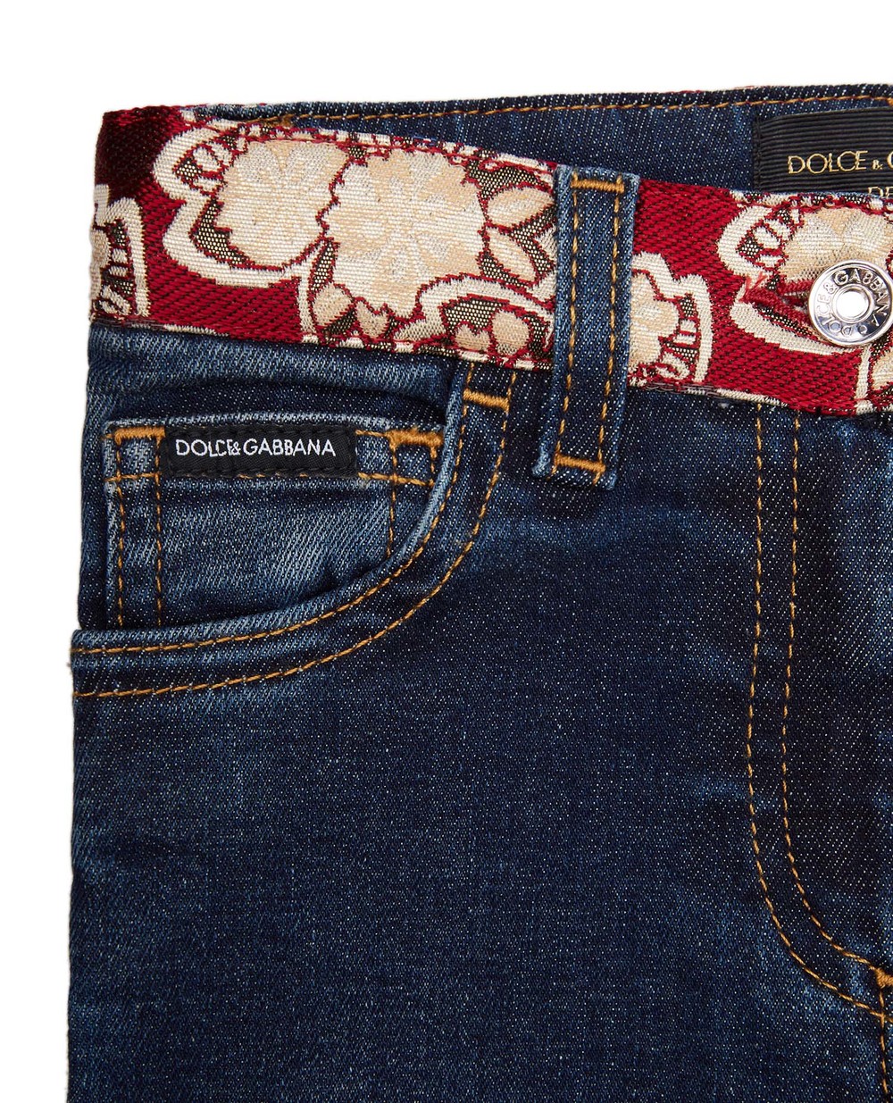 Дитячі джинси Dolce&Gabbana Kids L22F22-G7YPT, синій колір • Купити в інтернет-магазині Kameron