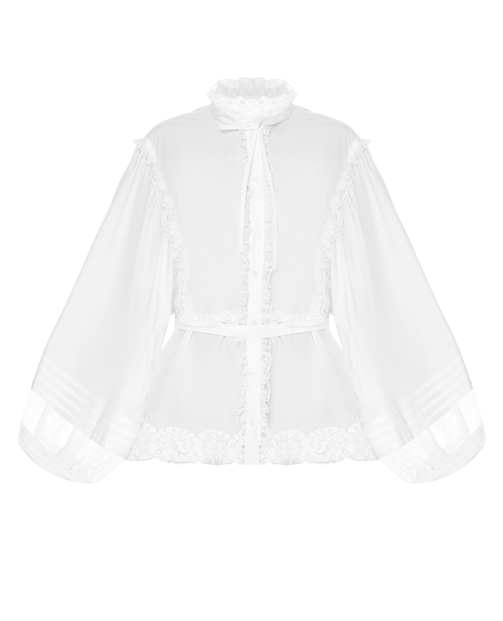 Блуза Dolce&Gabbana F5N92T-FU5K9, белый цвет • Купить в интернет-магазине Kameron