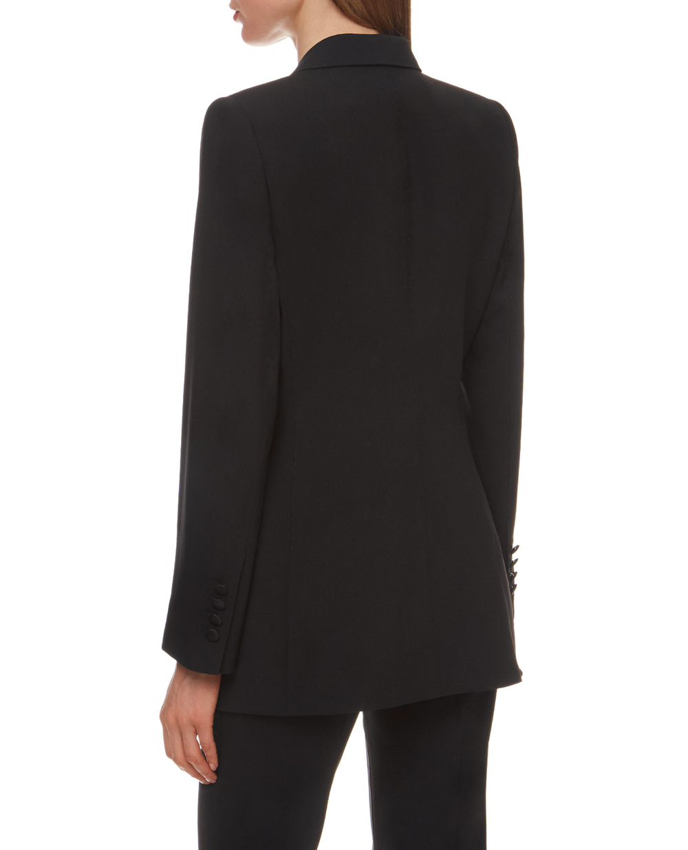 Шерстяной жакет Dolce&Gabbana F29DOT-FUBAJ, черный цвет • Купить в интернет-магазине Kameron