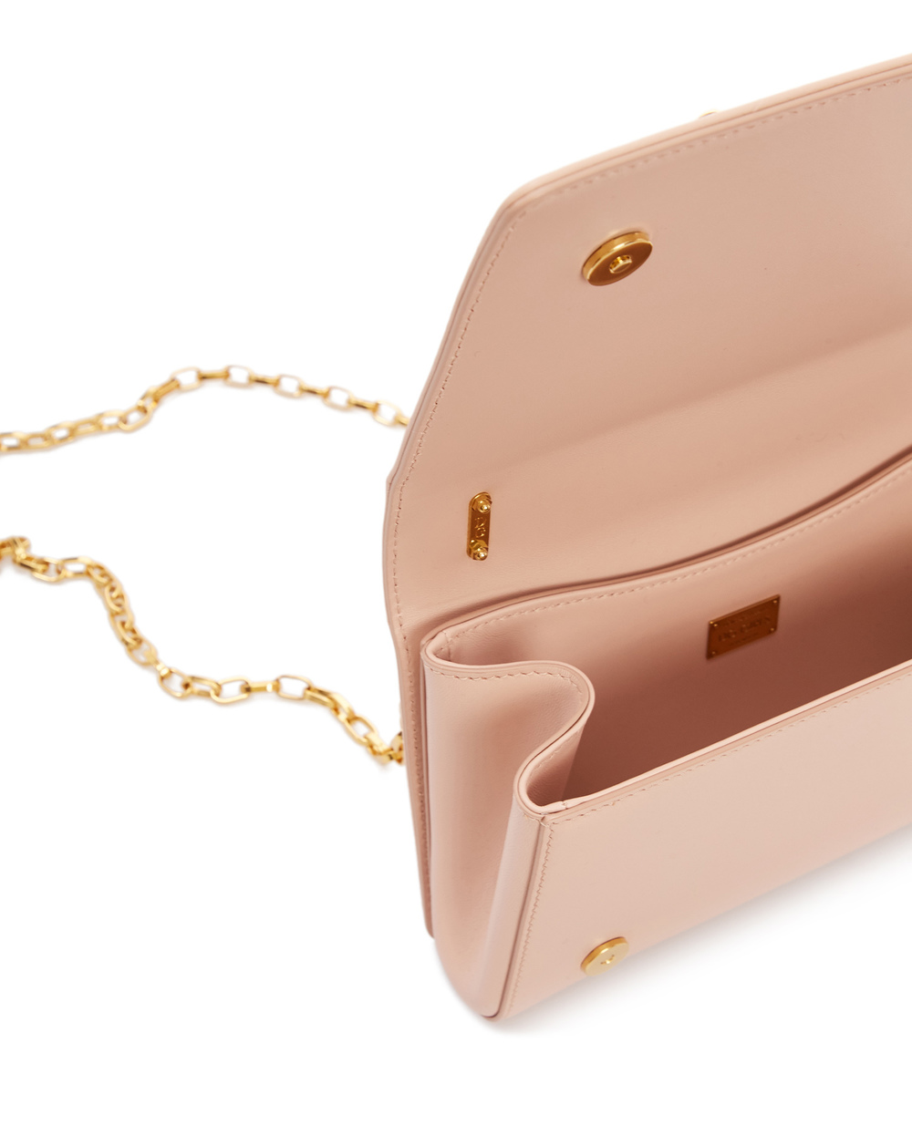 Кожаная сумка DG Girls Medium Dolce&Gabbana BB6498-AZ801, пудровый цвет • Купить в интернет-магазине Kameron