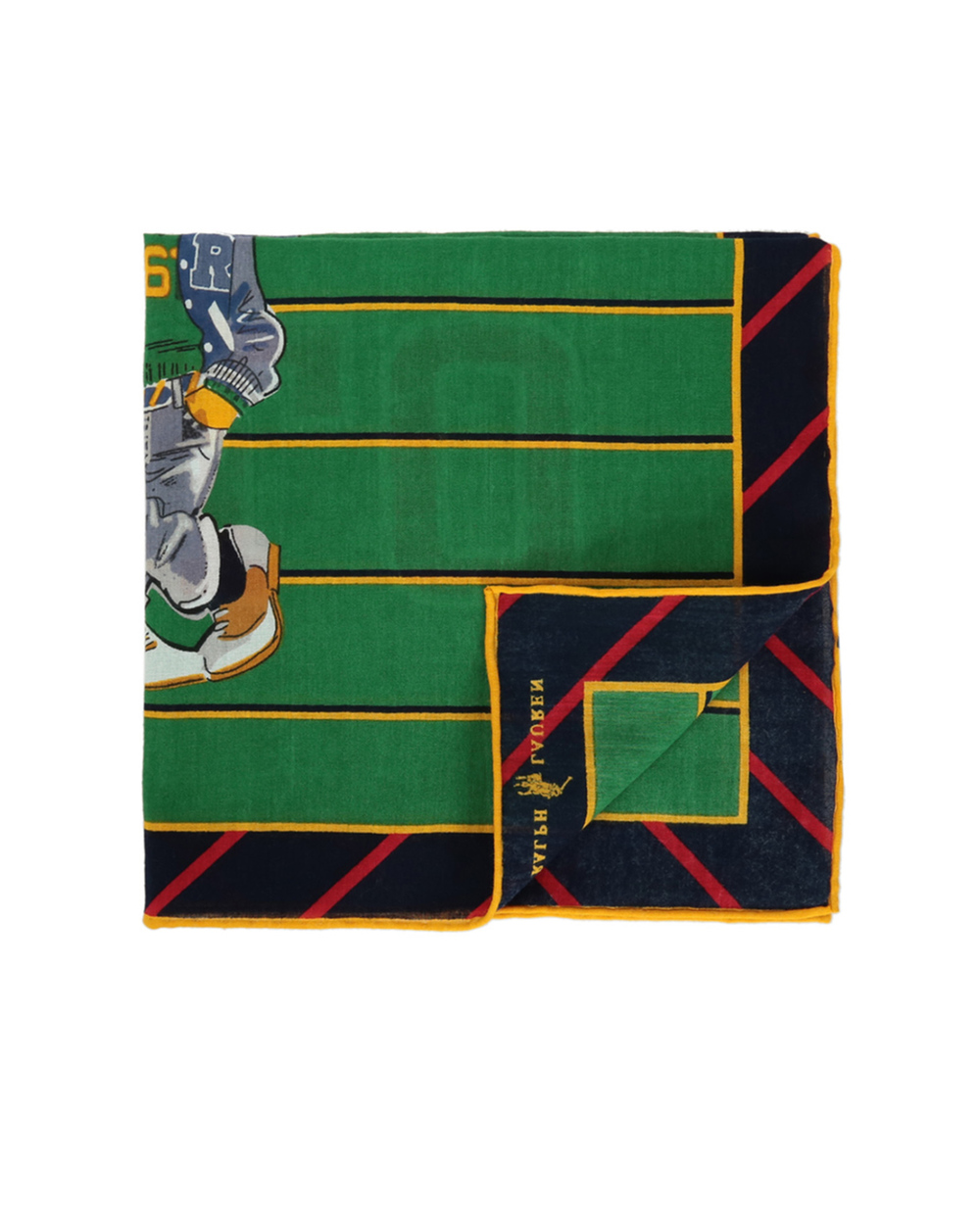 Хустка Polo Ralph Lauren 449794292001, зелений колір • Купити в інтернет-магазині Kameron