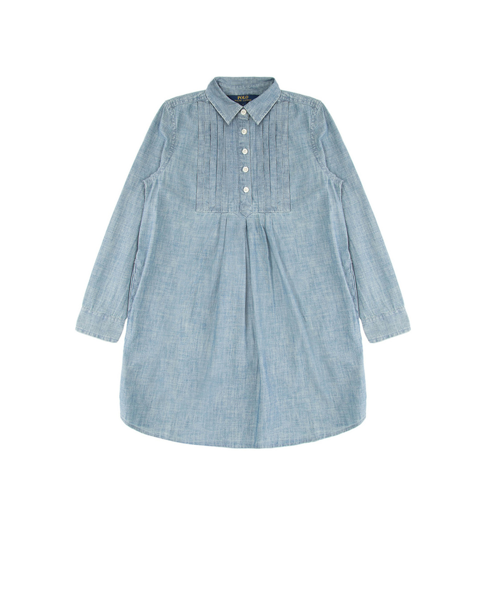 Детское платье Polo Ralph Lauren Kids 312711871001, голубой цвет • Купить в интернет-магазине Kameron