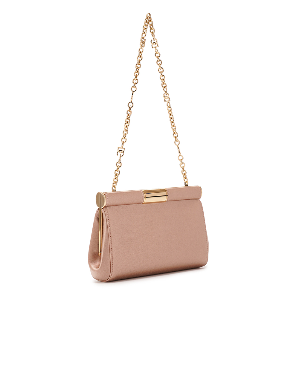 Кожаная сумка Marlene Small Dolce&Gabbana BB7635-A7630, пудровый цвет • Купить в интернет-магазине Kameron