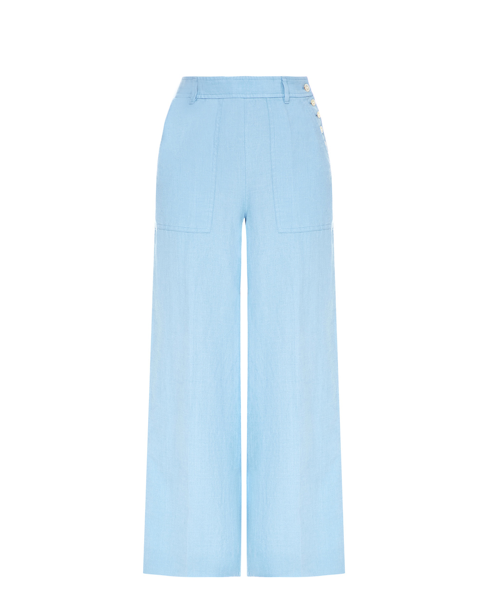 Лляні штани Polo Ralph Lauren 211837992001, блакитний колір • Купити в інтернет-магазині Kameron