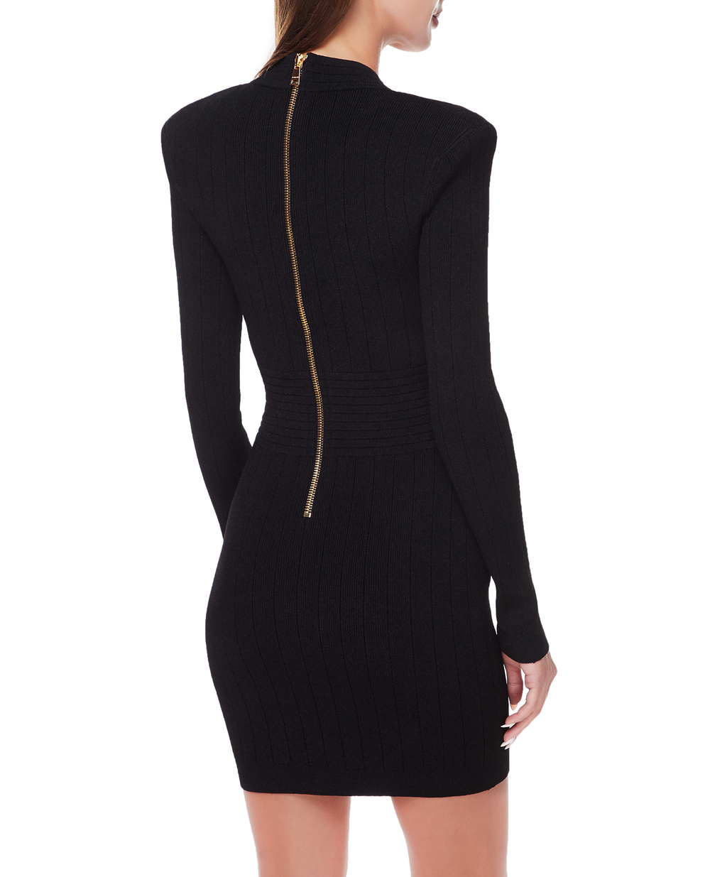 Сукня Balmain BF1R8059KB07, чорний колір • Купити в інтернет-магазині Kameron