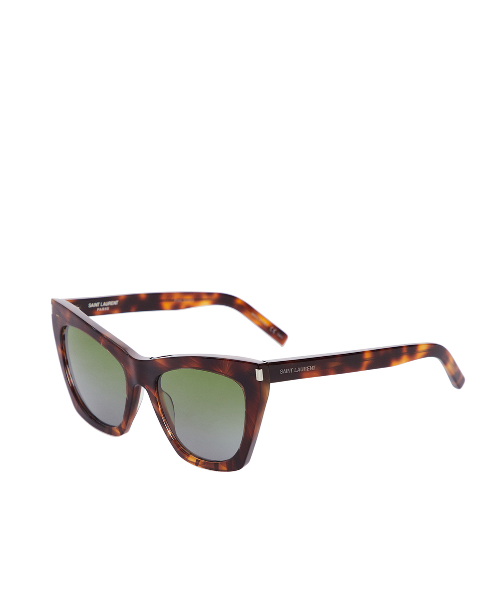 Сонцезахисні окуляри Saint Laurent SL 214 KATE-015, коричневий колір • Купити в інтернет-магазині Kameron