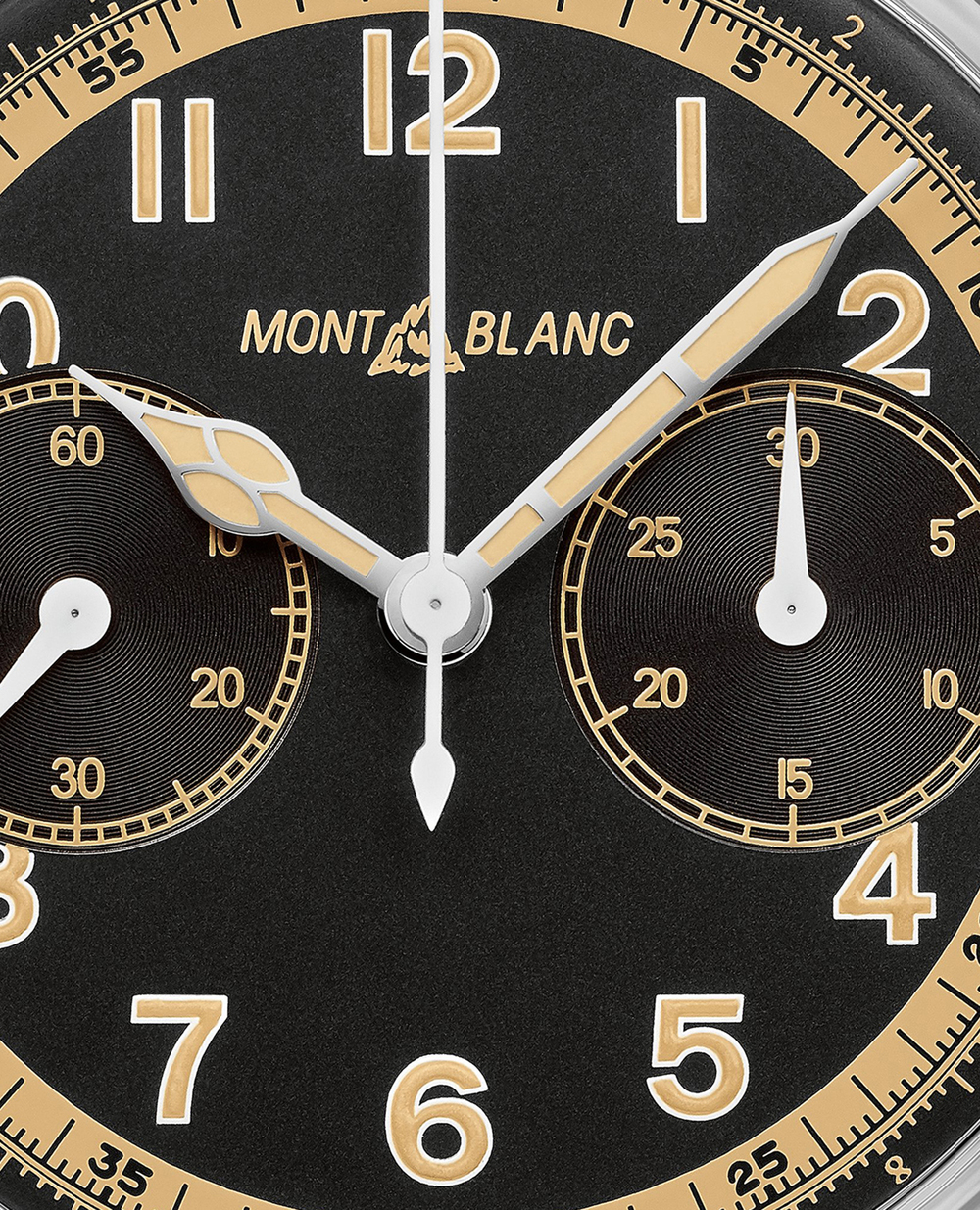 Часы Montblanc 1858 Однокнопочный хронограф Montblanc 125581, коричневый цвет • Купить в интернет-магазине Kameron