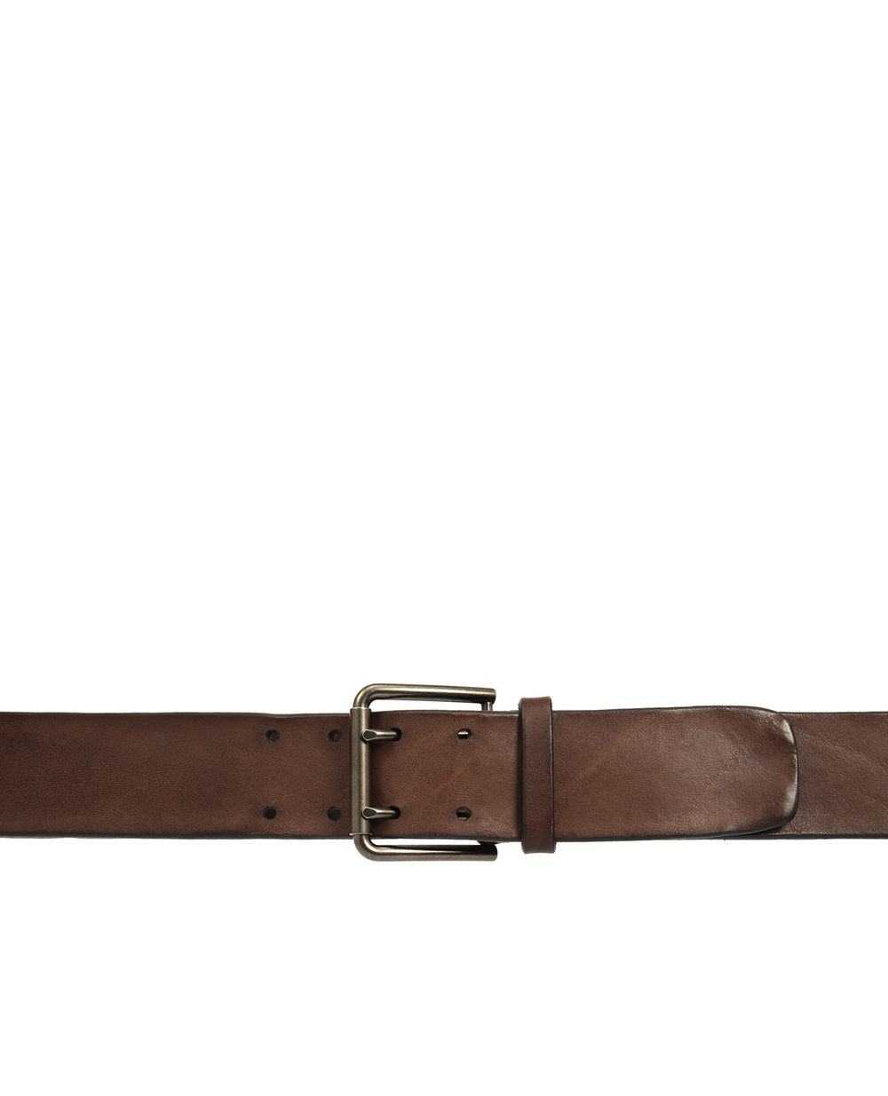 Шкіряний ремінь Dolce&Gabbana BC4542-AW985, коричневий колір • Купити в інтернет-магазині Kameron