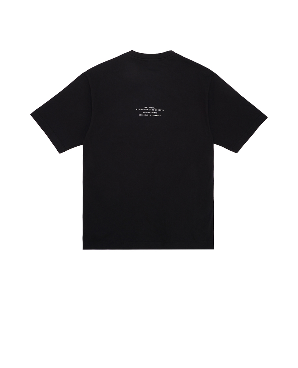 Дитяча футболка Dolce&Gabbana Kids L7JTHT-G7M6P, чорний колір • Купити в інтернет-магазині Kameron