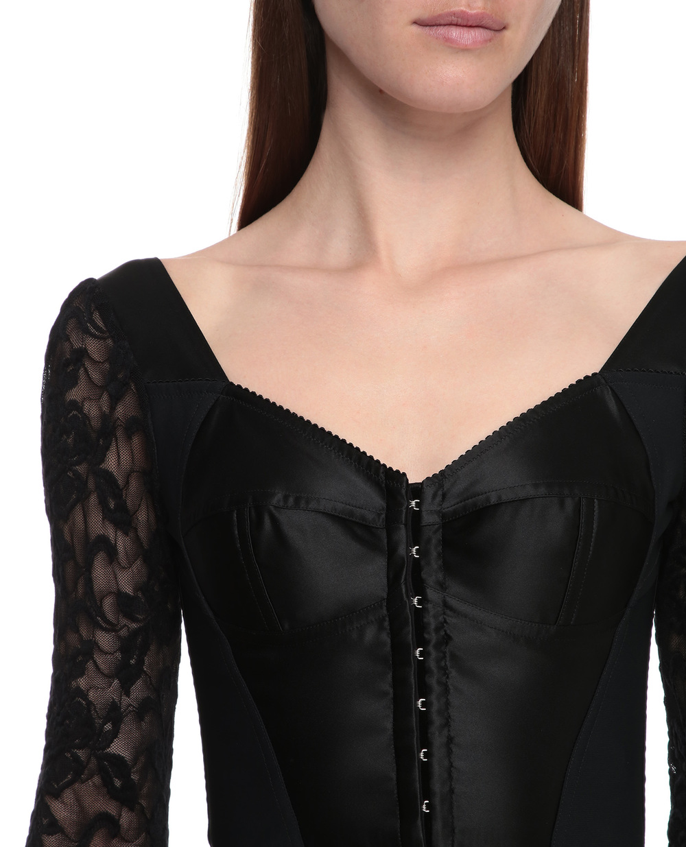 Платье Dolce&Gabbana F6C0LT-FLRDI, черный цвет • Купить в интернет-магазине Kameron