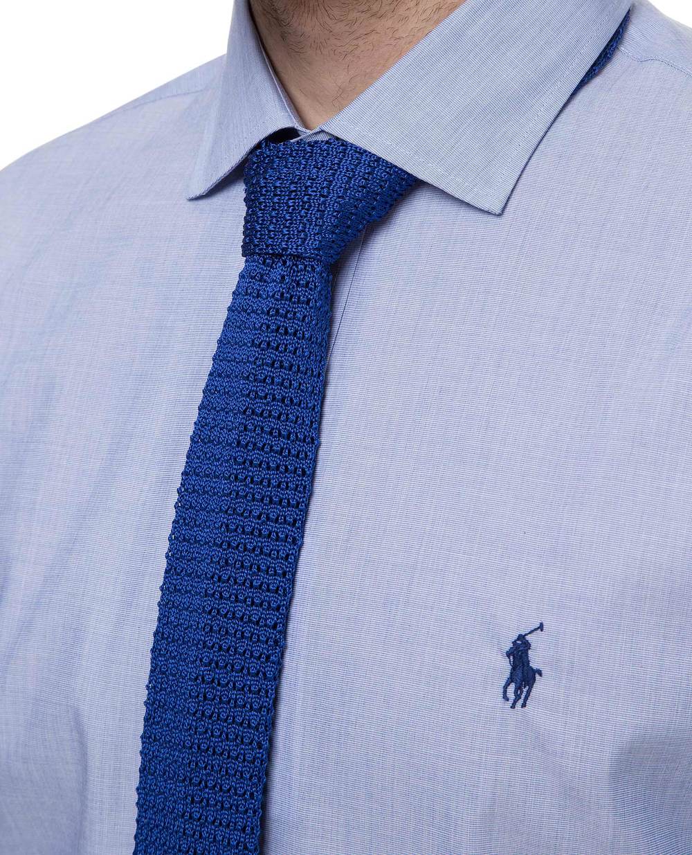 Шелковый галстук Polo Ralph Lauren 712746512001, синий цвет • Купить в интернет-магазине Kameron