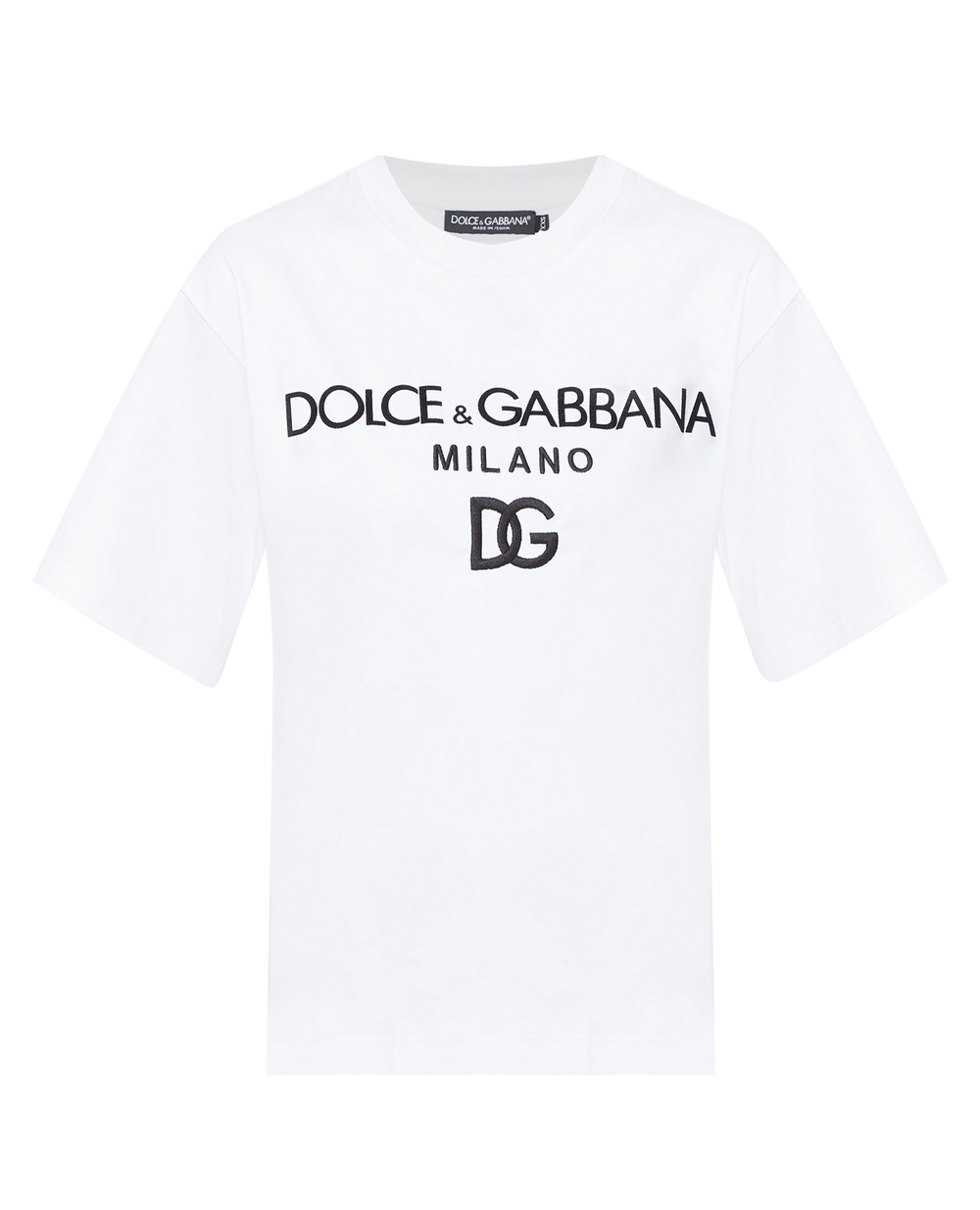 Футболка Dolce&Gabbana F8O48Z-G7E2I, белый цвет • Купить в интернет-магазине Kameron