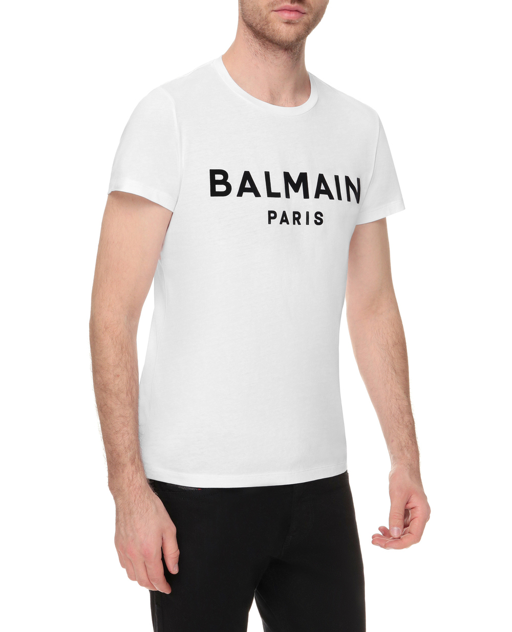 Футболка Balmain VH1EF000B043, белый цвет • Купить в интернет-магазине Kameron