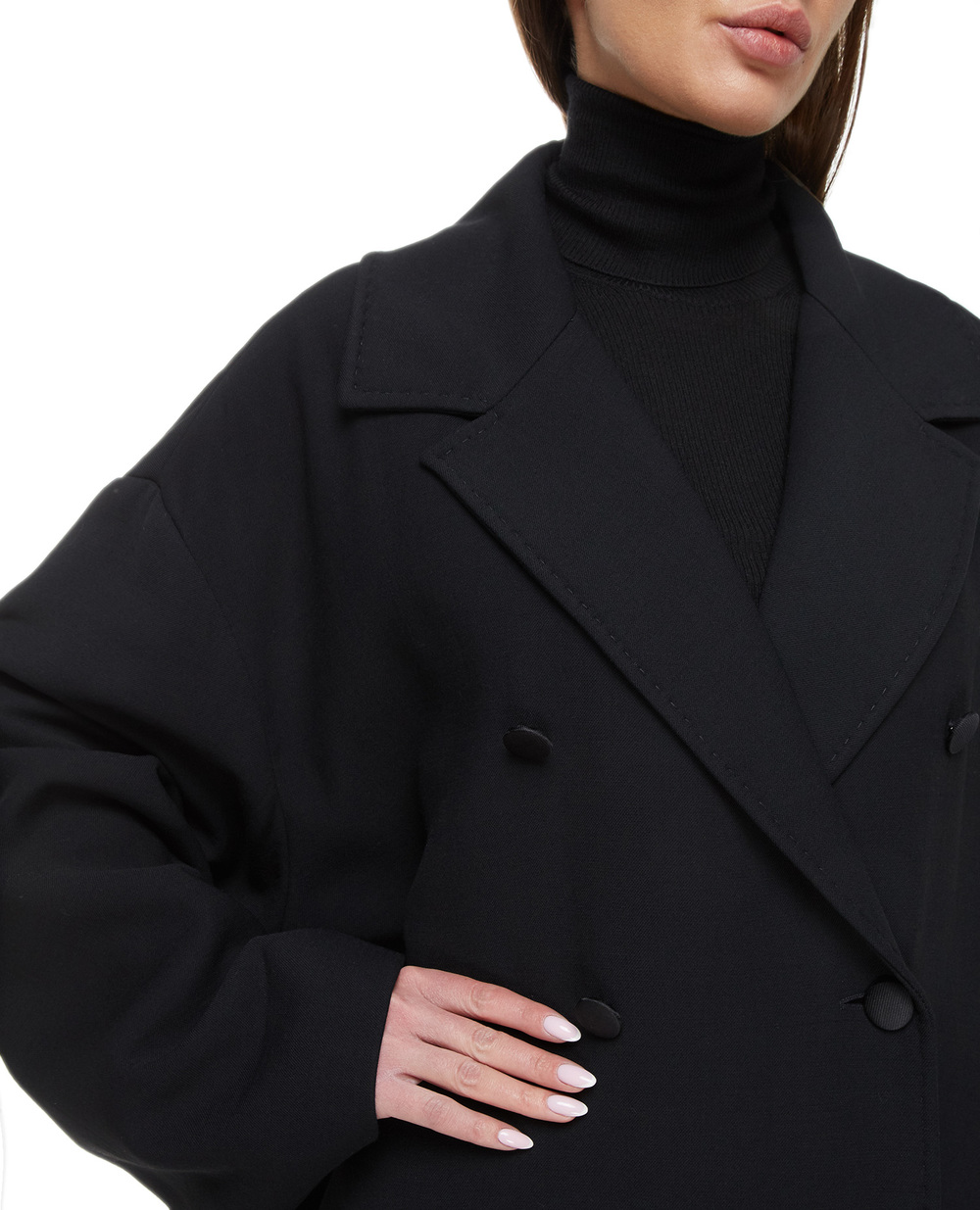 Пальто Dolce&Gabbana F0AF9T-FU3QE, черный цвет • Купить в интернет-магазине Kameron