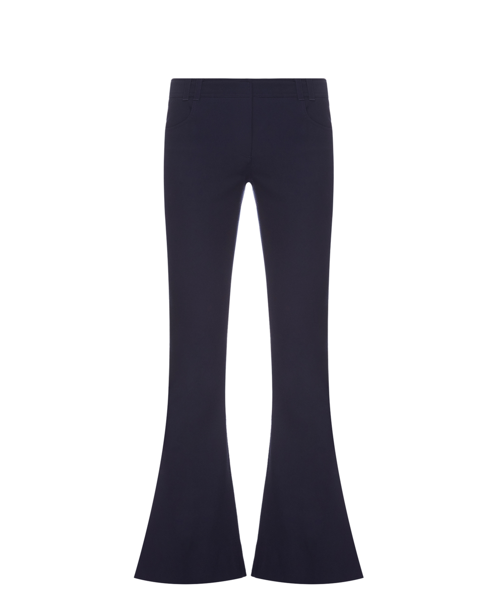 Вовняні штани Balmain VF0PP015W105, темно синій колір • Купити в інтернет-магазині Kameron