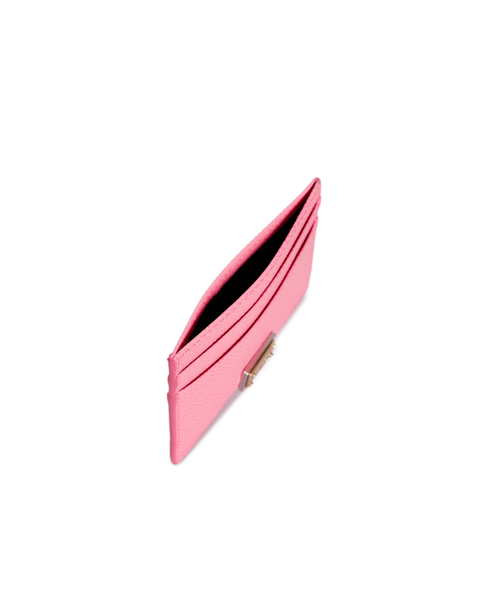 Кожаная визитница Dolce&Gabbana BI0330-A1001, розовый цвет • Купить в интернет-магазине Kameron