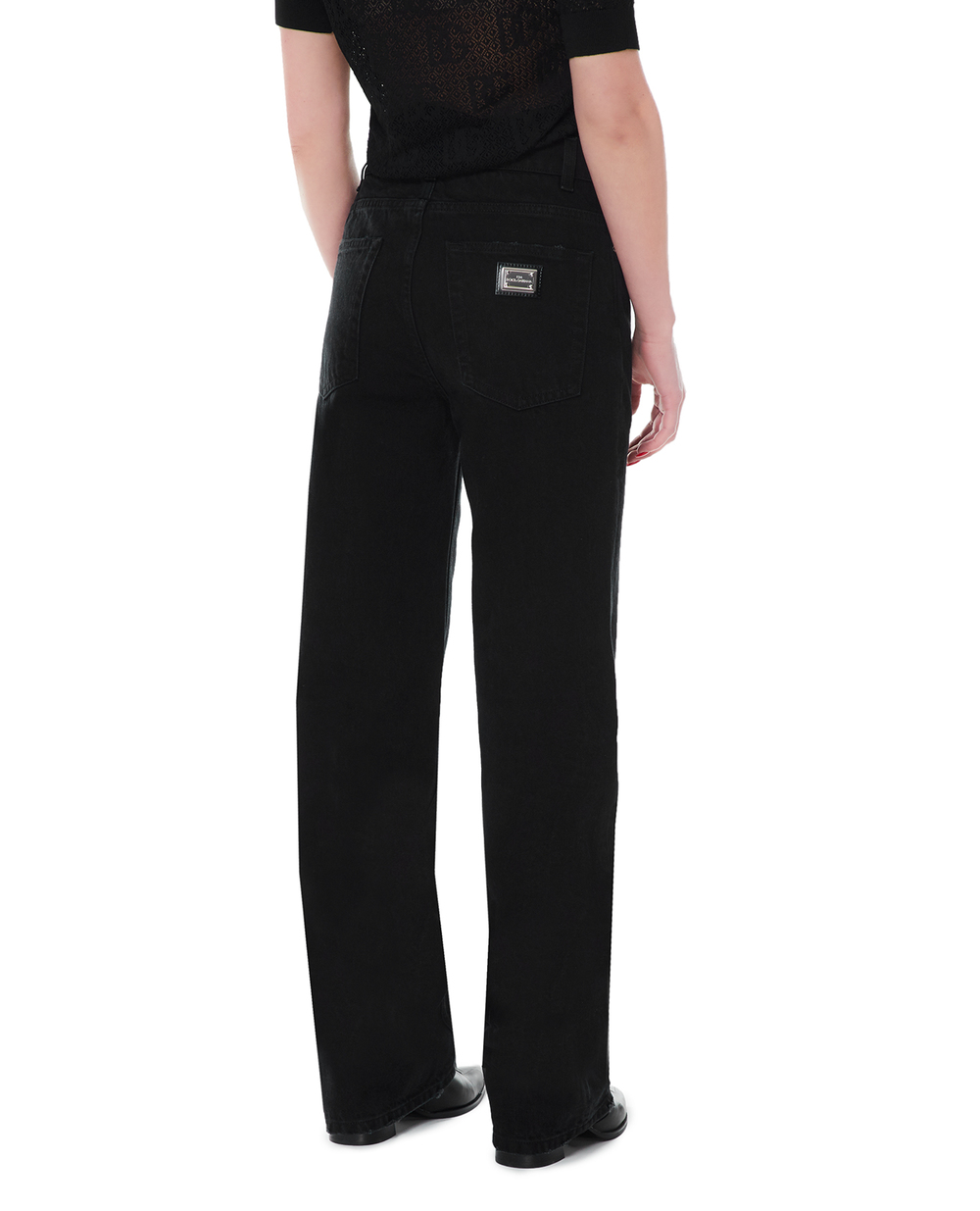Джинси Dolce&Gabbana FTCGND-G8GZ9, чорний колір • Купити в інтернет-магазині Kameron