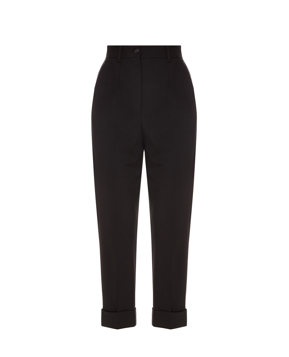 Вовняні штани Dolce&Gabbana FTB72T-FUBAJ, чорний колір • Купити в інтернет-магазині Kameron