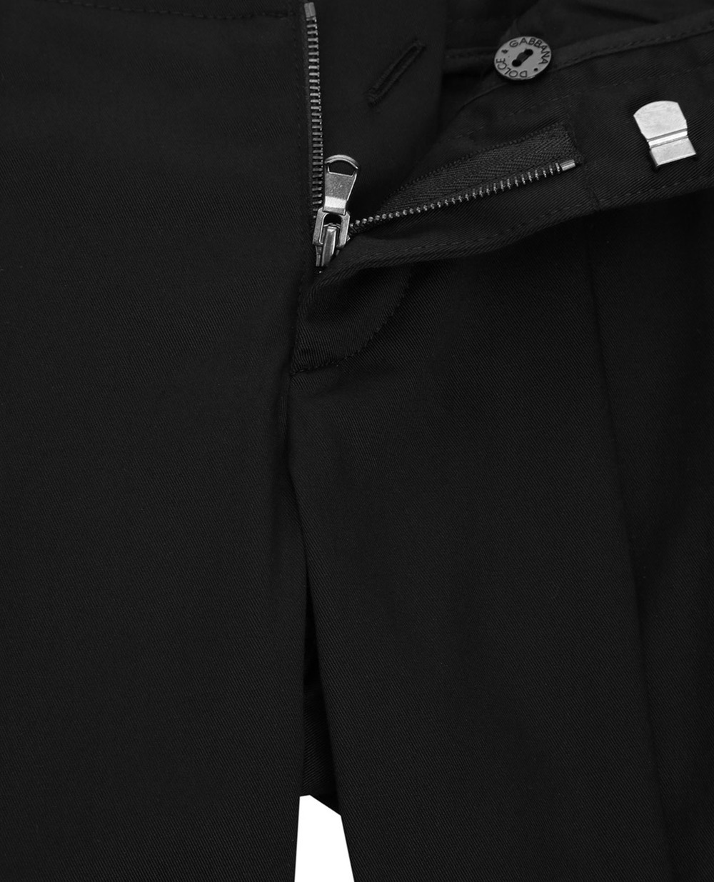 Дитячі штани Dolce&Gabbana Kids L43P14-FUFIS-S, чорний колір • Купити в інтернет-магазині Kameron