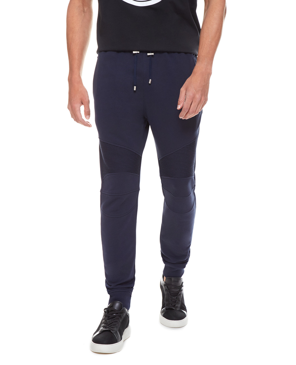 Спортивні брюки Balmain XH1OB000BB24, синій колір • Купити в інтернет-магазині Kameron