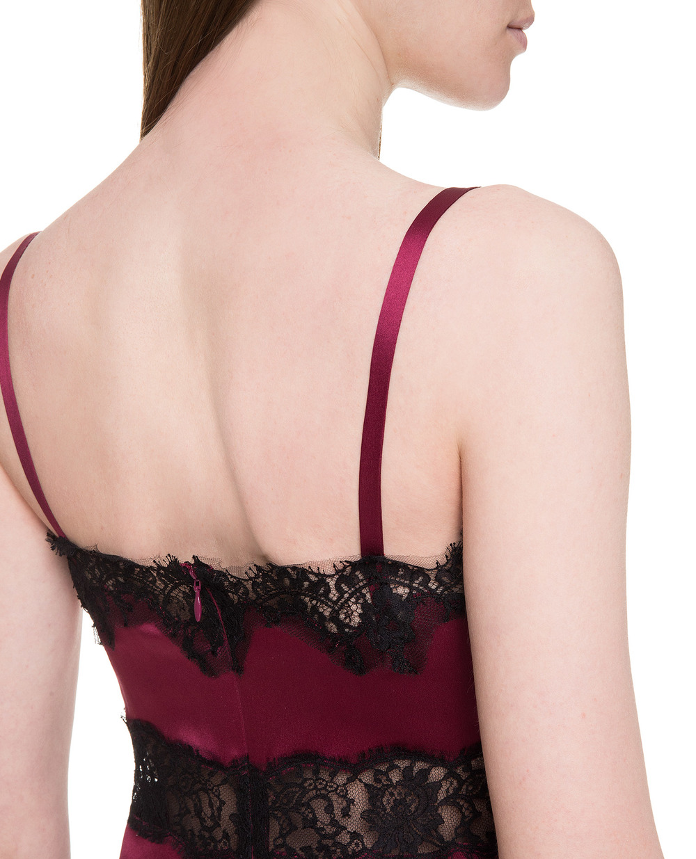 Ночная сорочка Dolce&Gabbana F6A5FT-FURAG, бордовый цвет • Купить в интернет-магазине Kameron