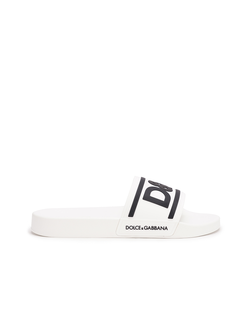 Шльопанці Dolce&Gabbana CS2072-AQ858, білий колір • Купити в інтернет-магазині Kameron