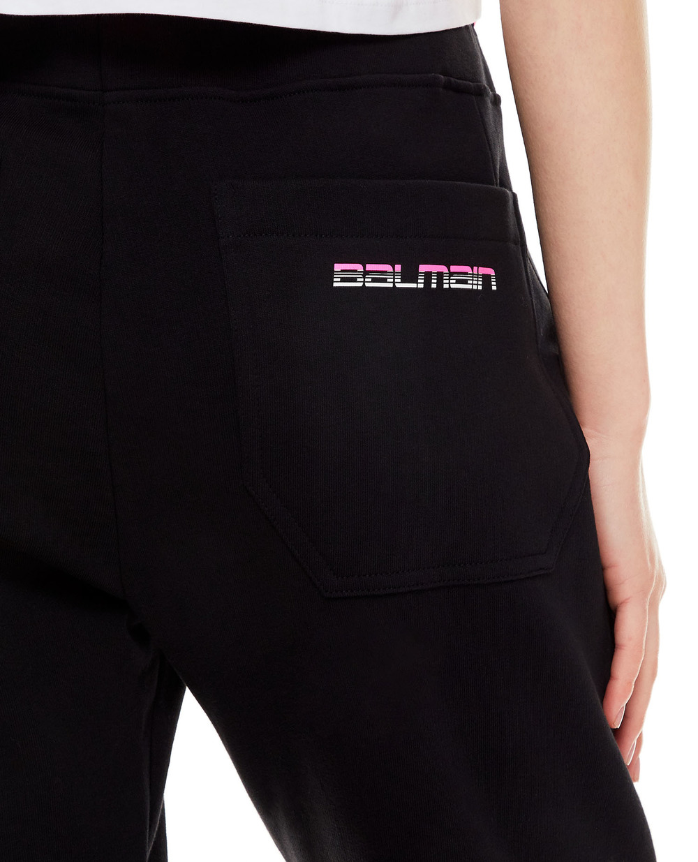 Спортивные брюки Balmain WF2OB000B100, черный цвет • Купить в интернет-магазине Kameron