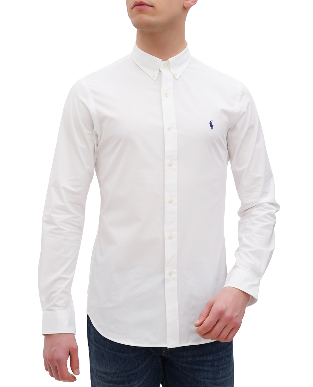 Сорочка Polo Ralph Lauren 710928254002, білий колір • Купити в інтернет-магазині Kameron