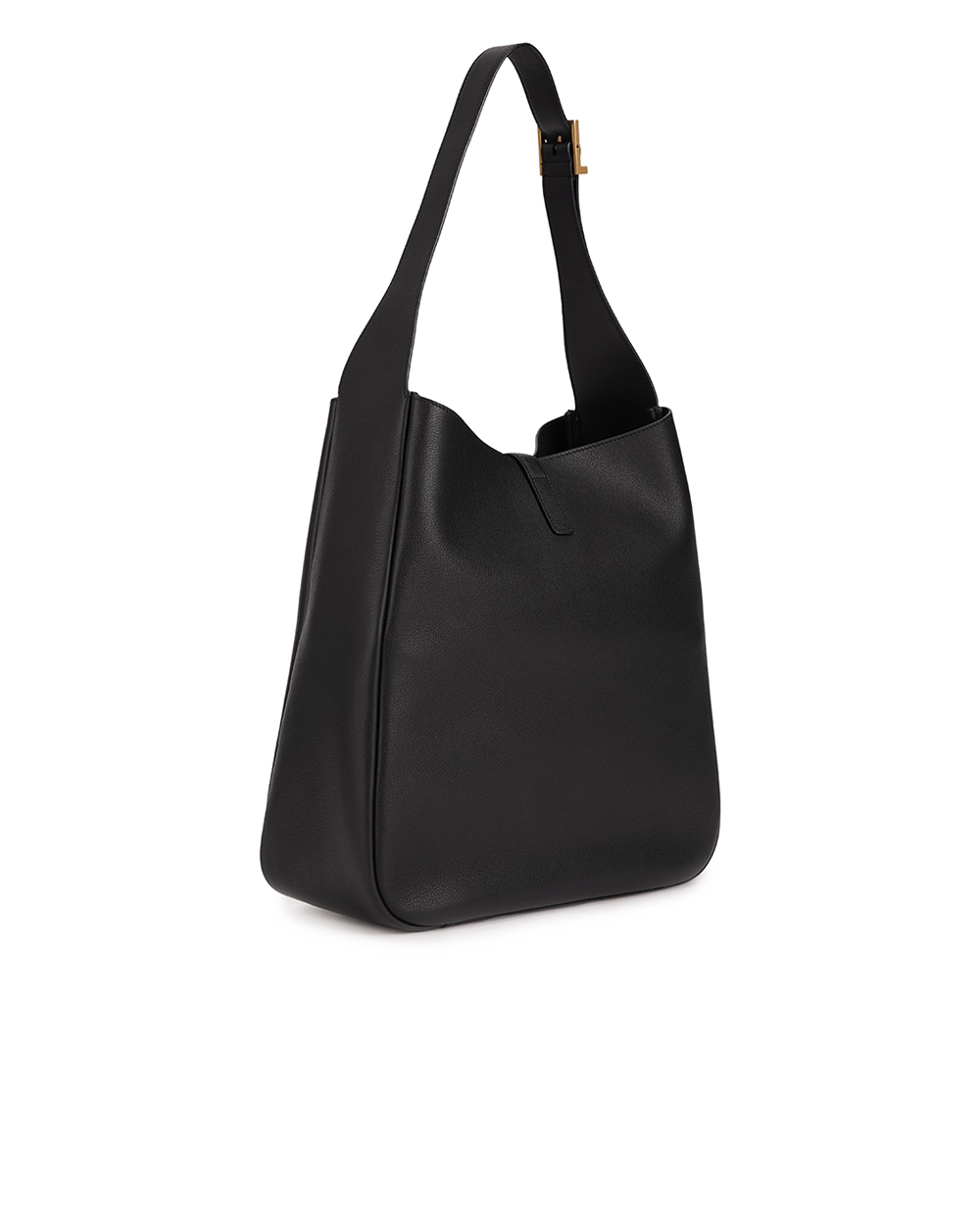 Кожаная сумка Le 5 À 7 Supple Large Saint Laurent 753837-AAAUQ, черный цвет • Купить в интернет-магазине Kameron