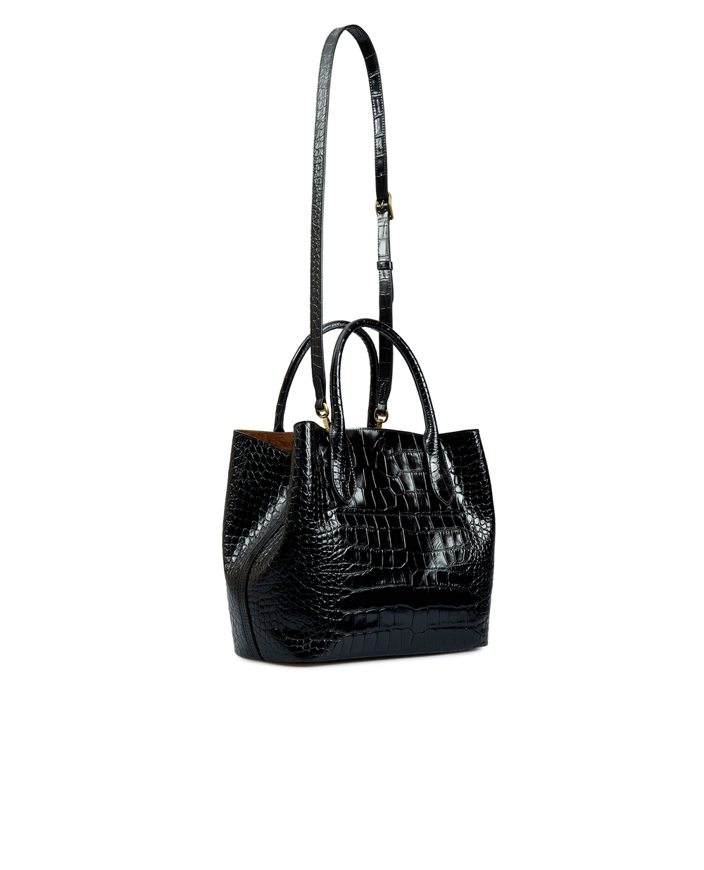 Кожаная сумка Polo Ralph Lauren 428751507003, черный цвет • Купить в интернет-магазине Kameron