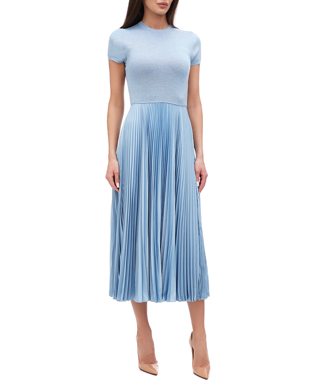 Платье Polo Ralph Lauren 211925102001, голубой цвет • Купить в интернет-магазине Kameron