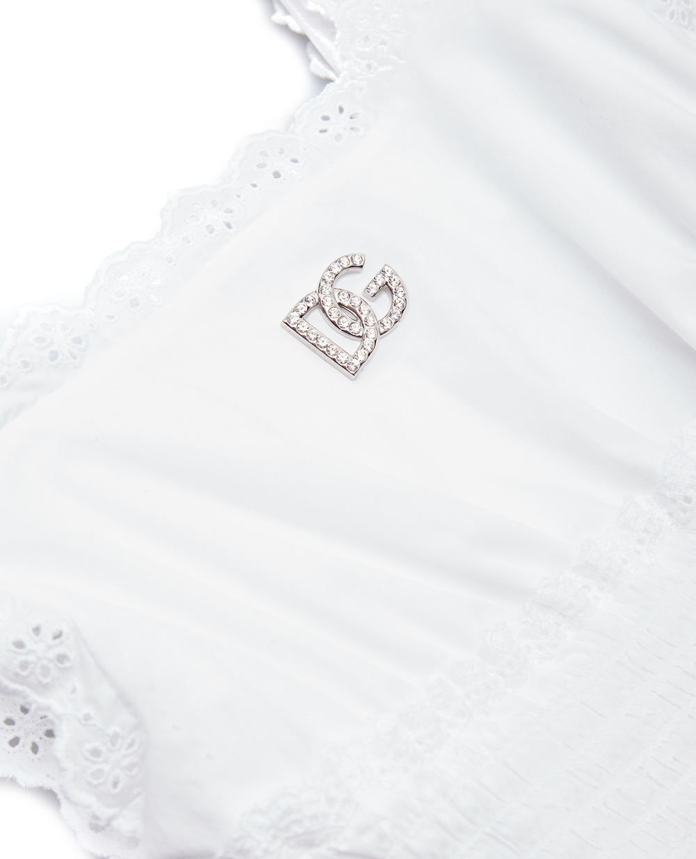 Сарафан Dolce&Gabbana Kids L53DB9-FU5UB-S, белый цвет • Купить в интернет-магазине Kameron