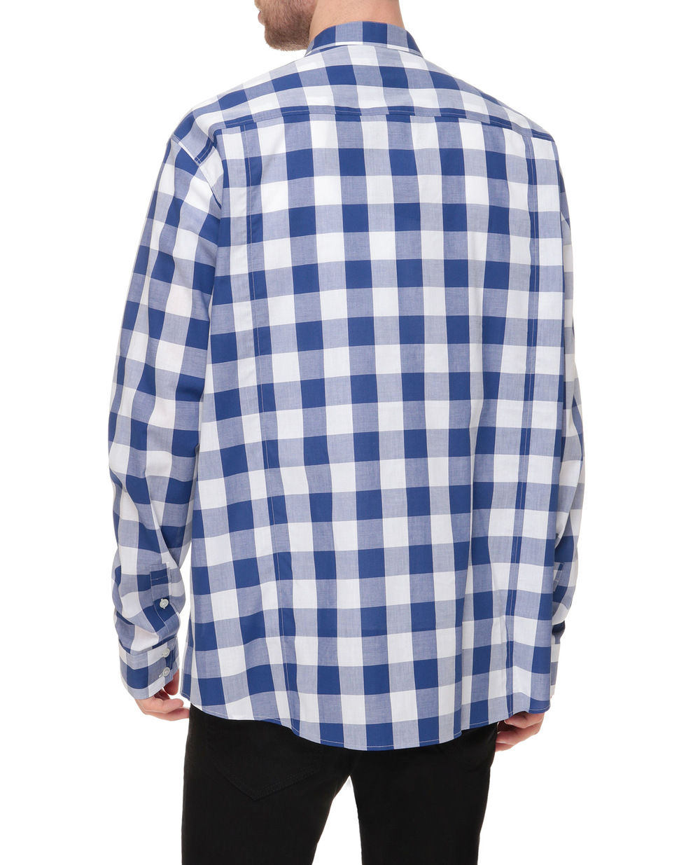 Рубашка Balmain VH1HU000C201, синий цвет • Купить в интернет-магазине Kameron