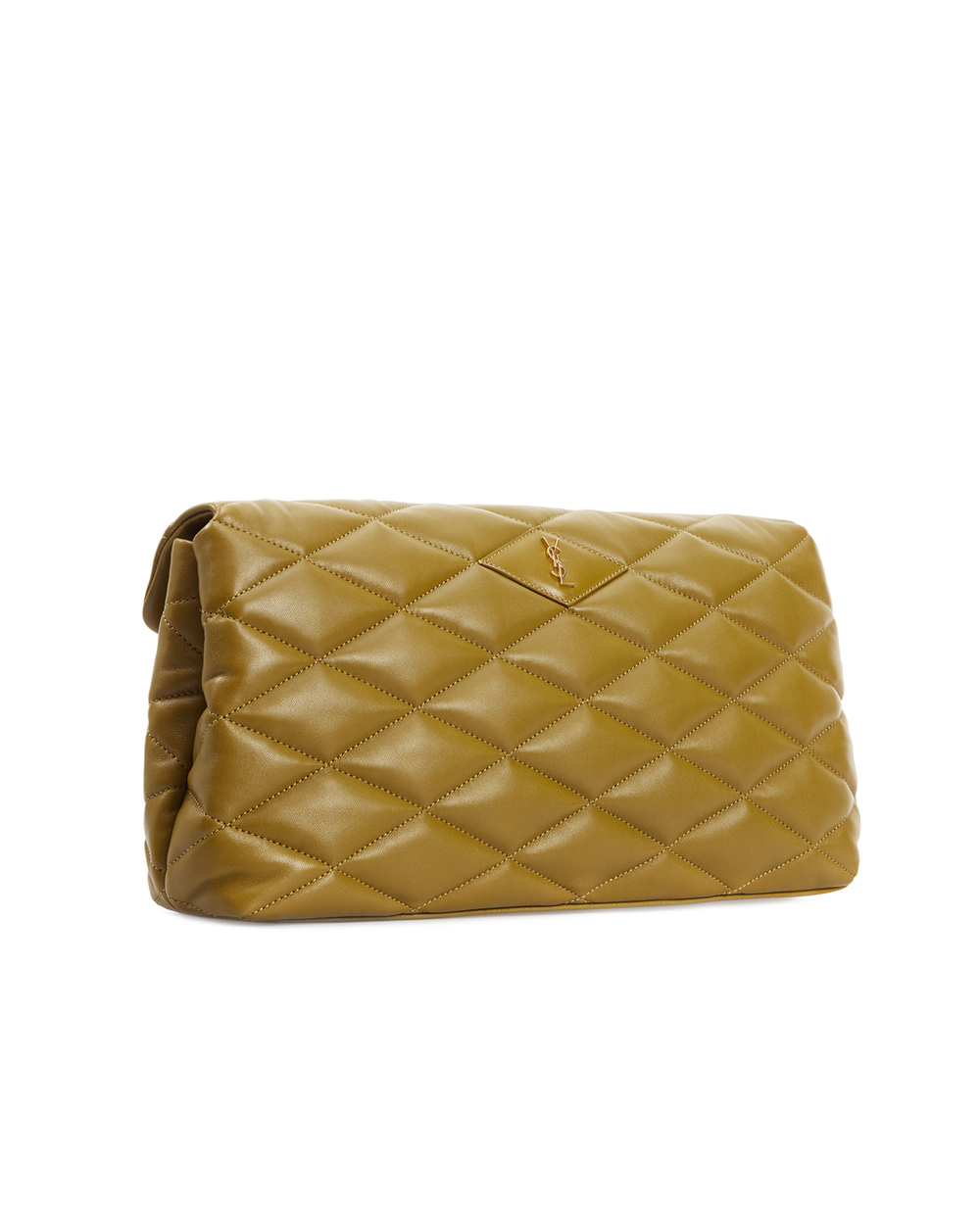 Шкіряна сумка Sade Saint Laurent 655004-1EL01-, оливковий колір • Купити в інтернет-магазині Kameron